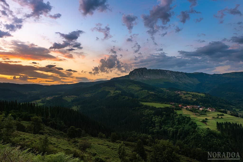 Mirador de Itxina al amanecer