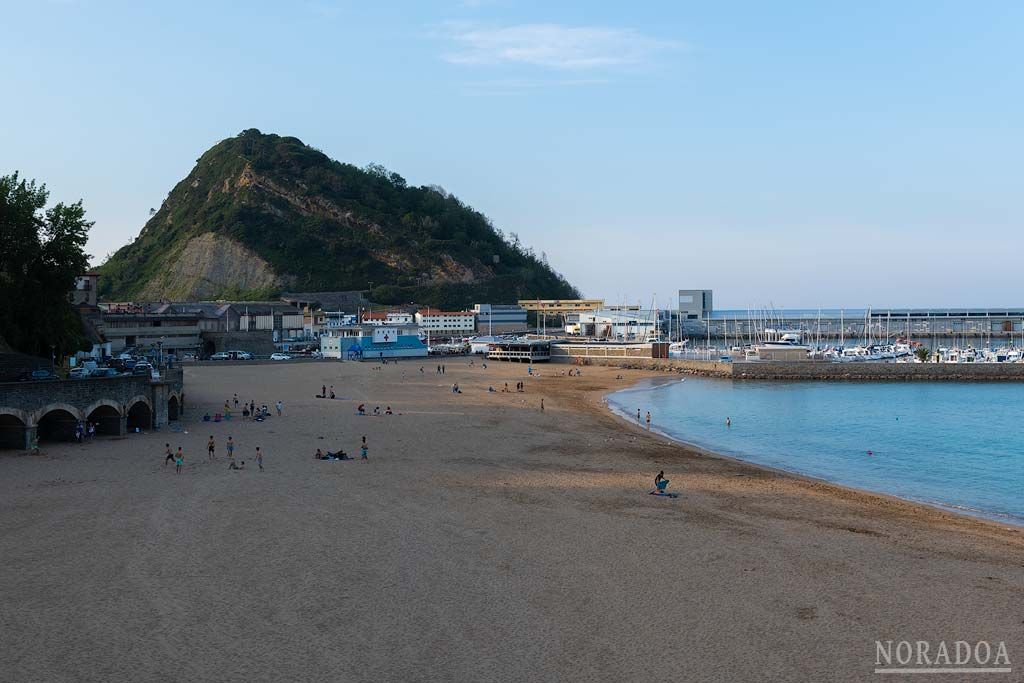 Playa de Malkorbe en Getaria