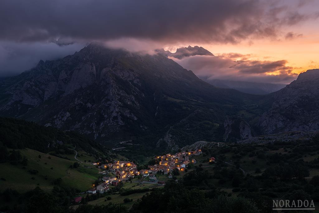 Sotres es uno de los pueblos más altos de Asturias