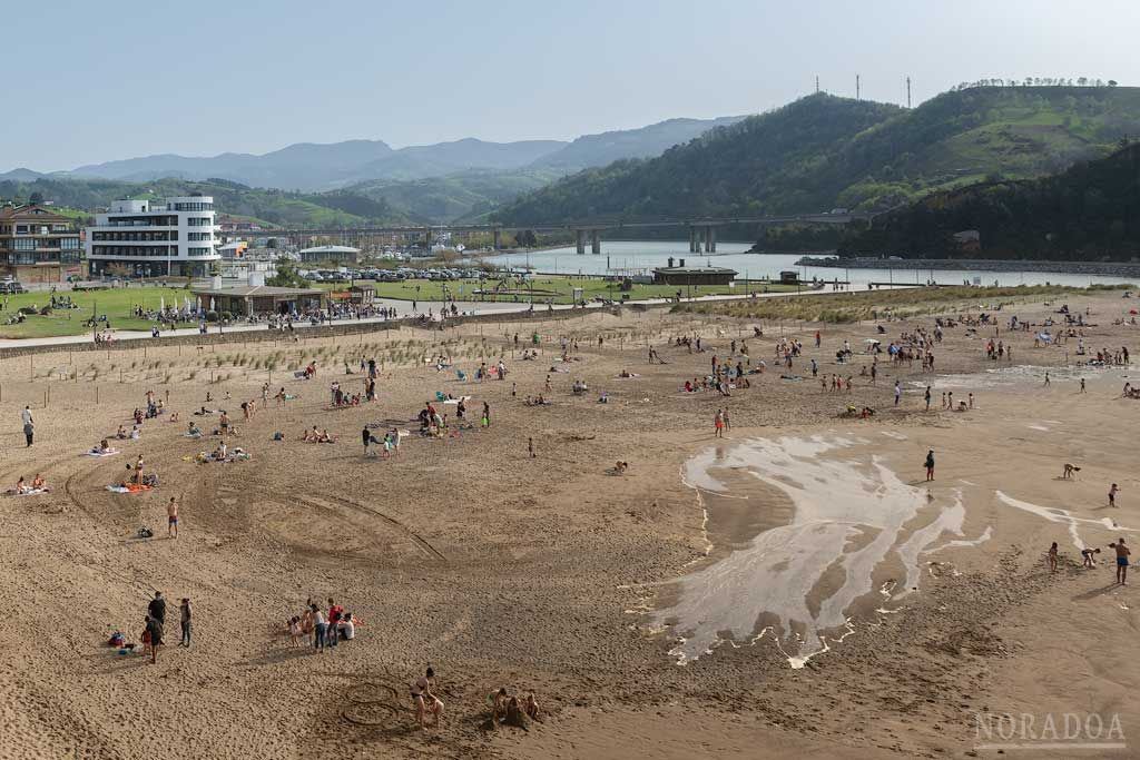 Playa de Antilla en Orio