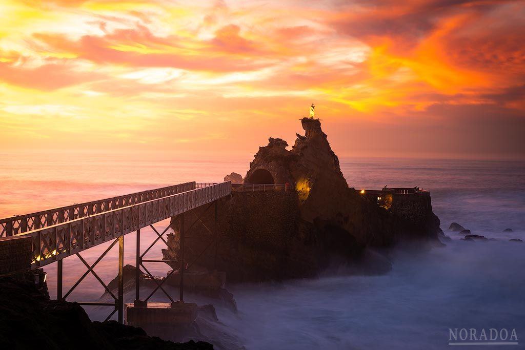 Roca de la Virgen en Biarritz