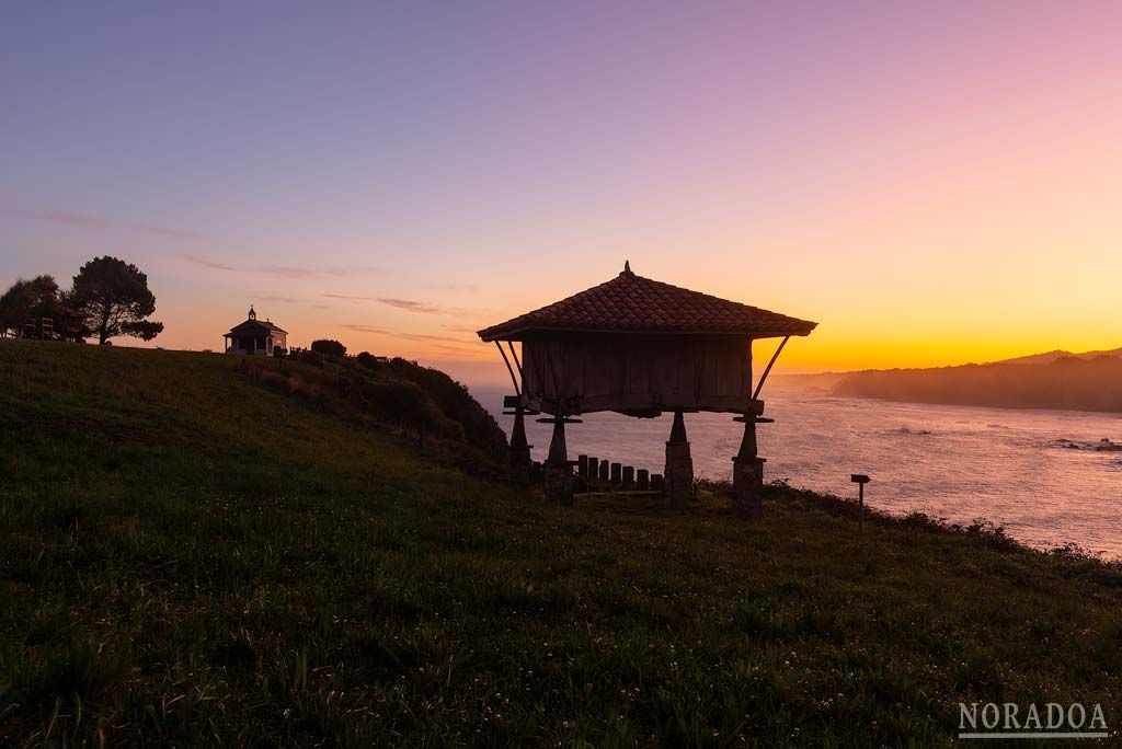 Famoso hórreo de la Punta del Cuerno