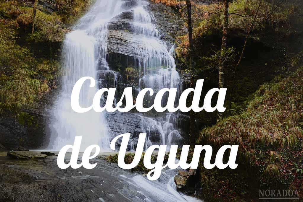 Cascada de Uguna, en el humedal de Saldropo del parque natural del Gorbeia/Gorbea