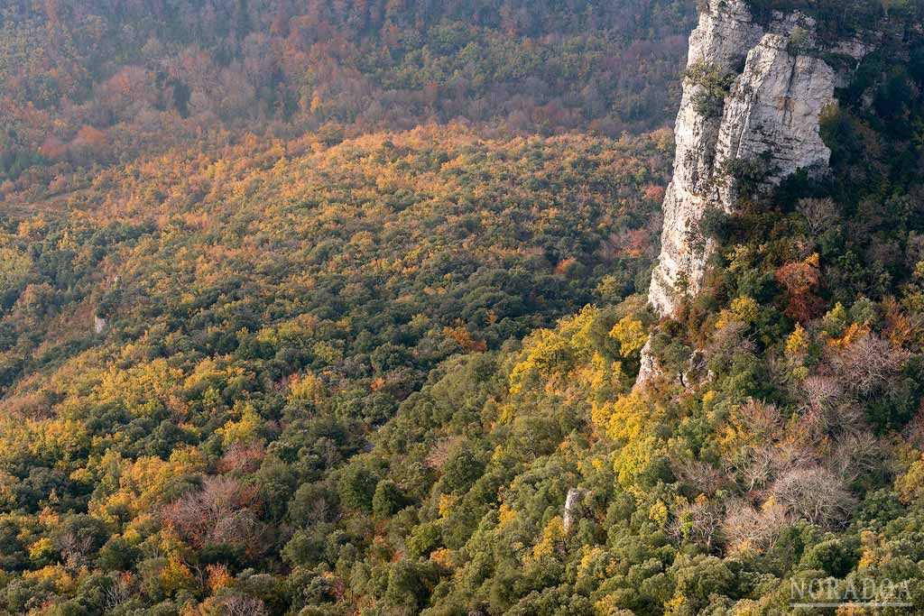 Parque natural de Izki visto desde el monte Soila