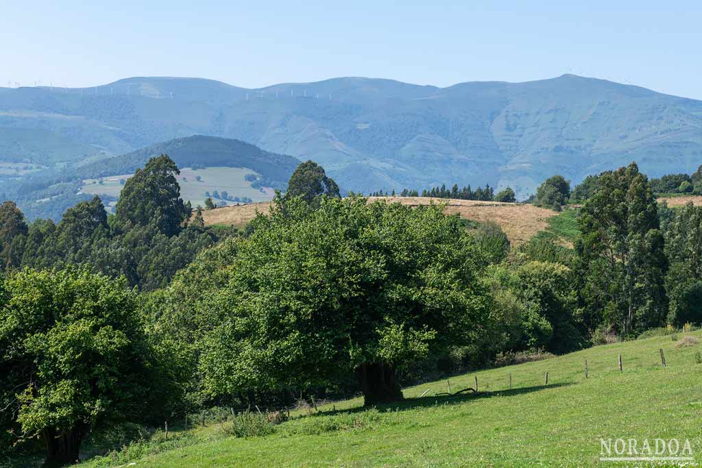 Vistas del valle de Soba en la ruta al banco más alto de Cantabria