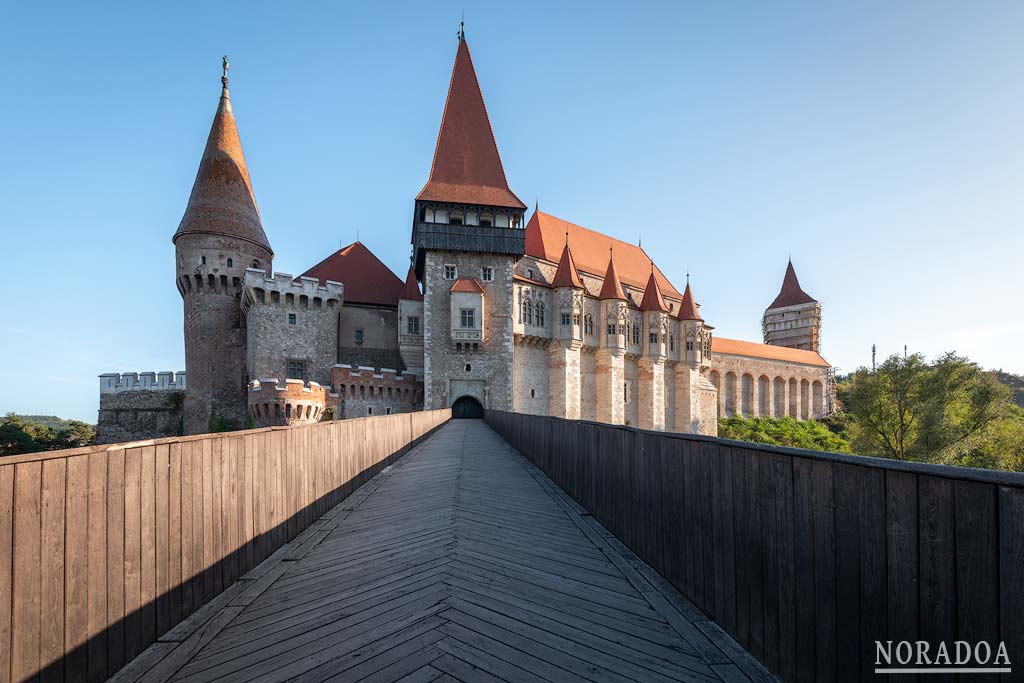 Castillo de Hunyad en Transilvania, Rumanía