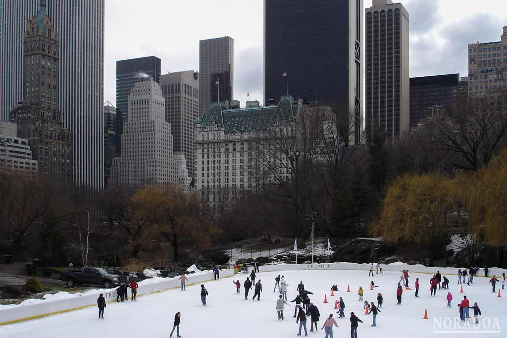 Pista de hielo en Nueva York