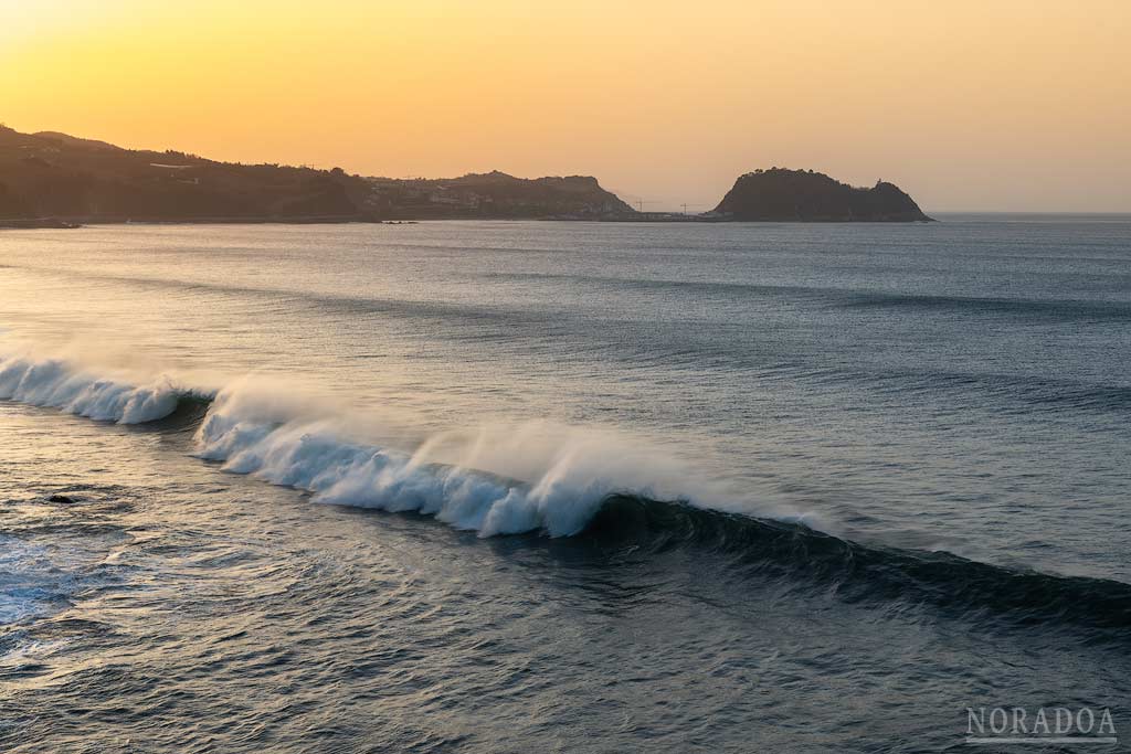 Getaria vista desde el cargadero de Malla Harria