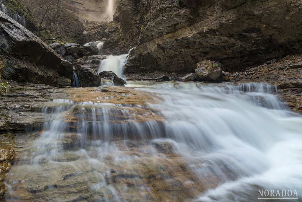 Cascadas del cañón de Delika